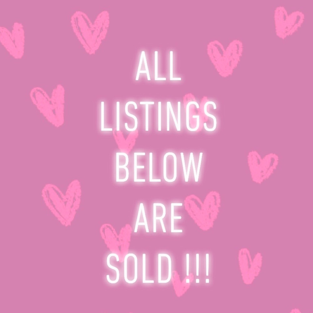 Items listed below are no longer available!